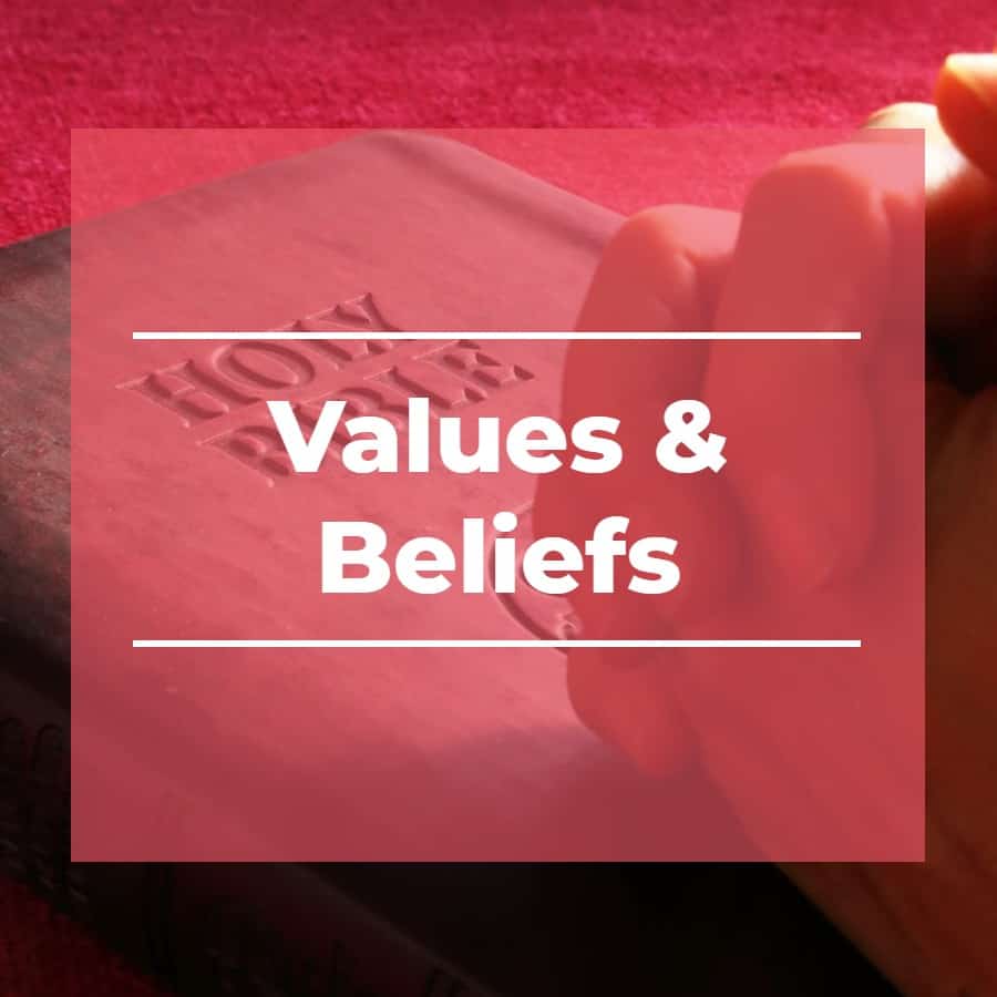 values beliefs