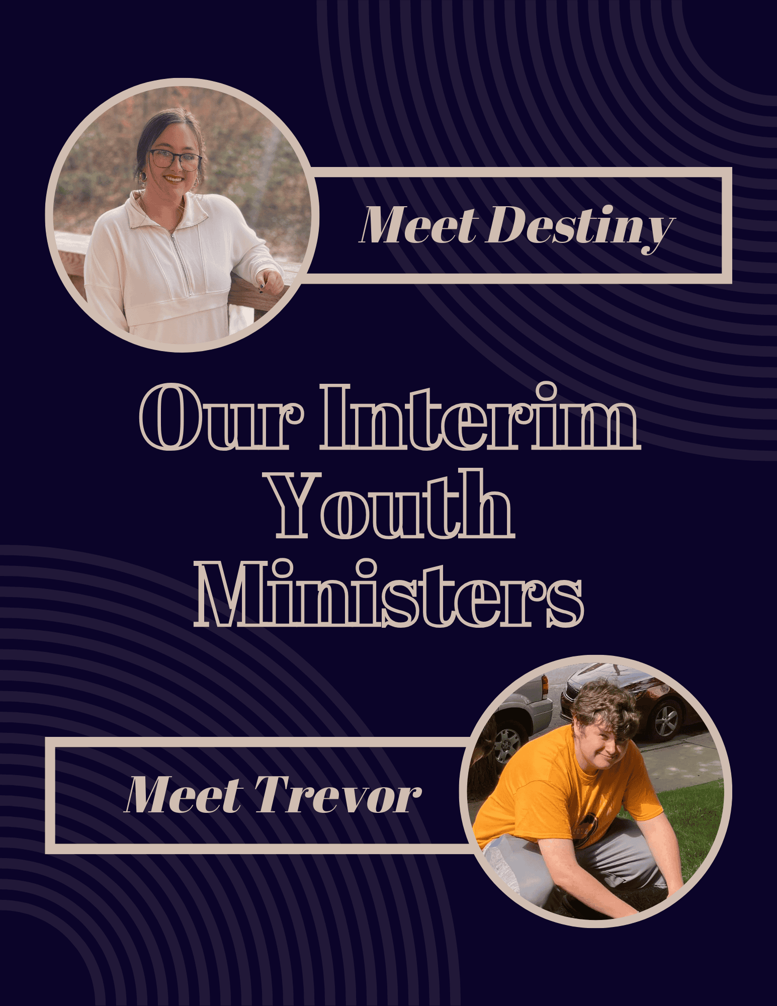 Our Interim Youth Ministers